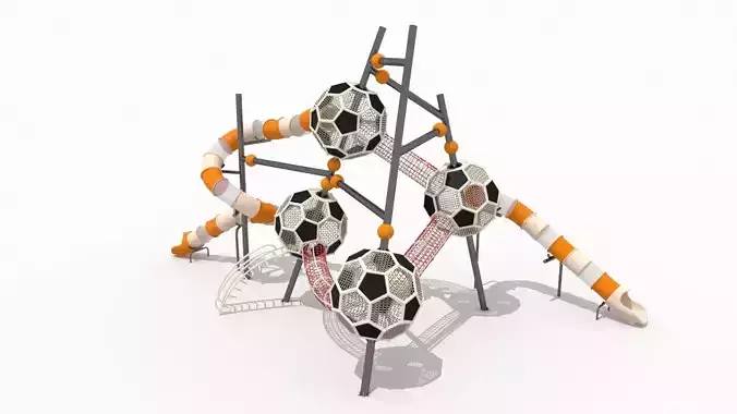 Football climbing playground