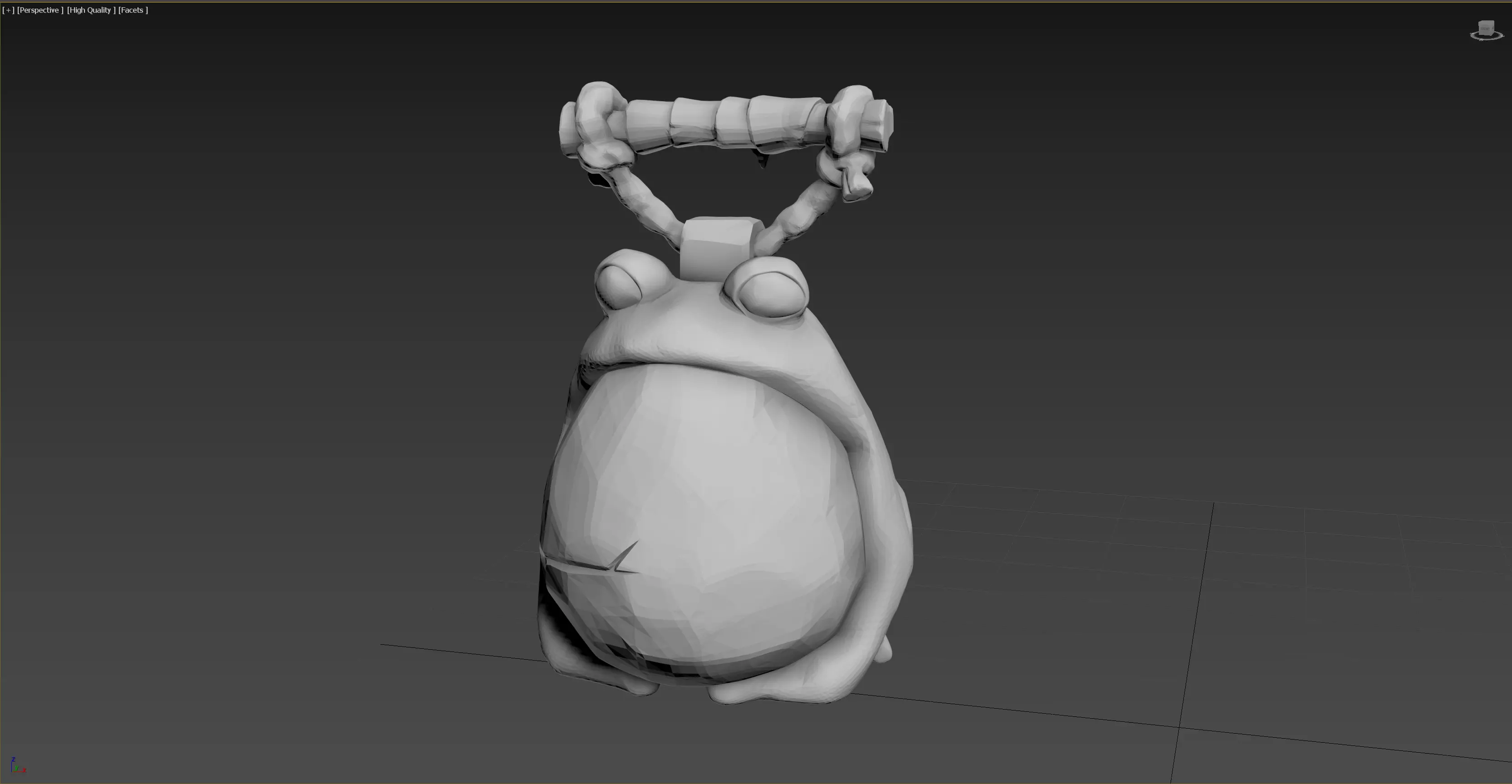Sea of Thieves - Fog Piercing Frog Lantern 3D model_0