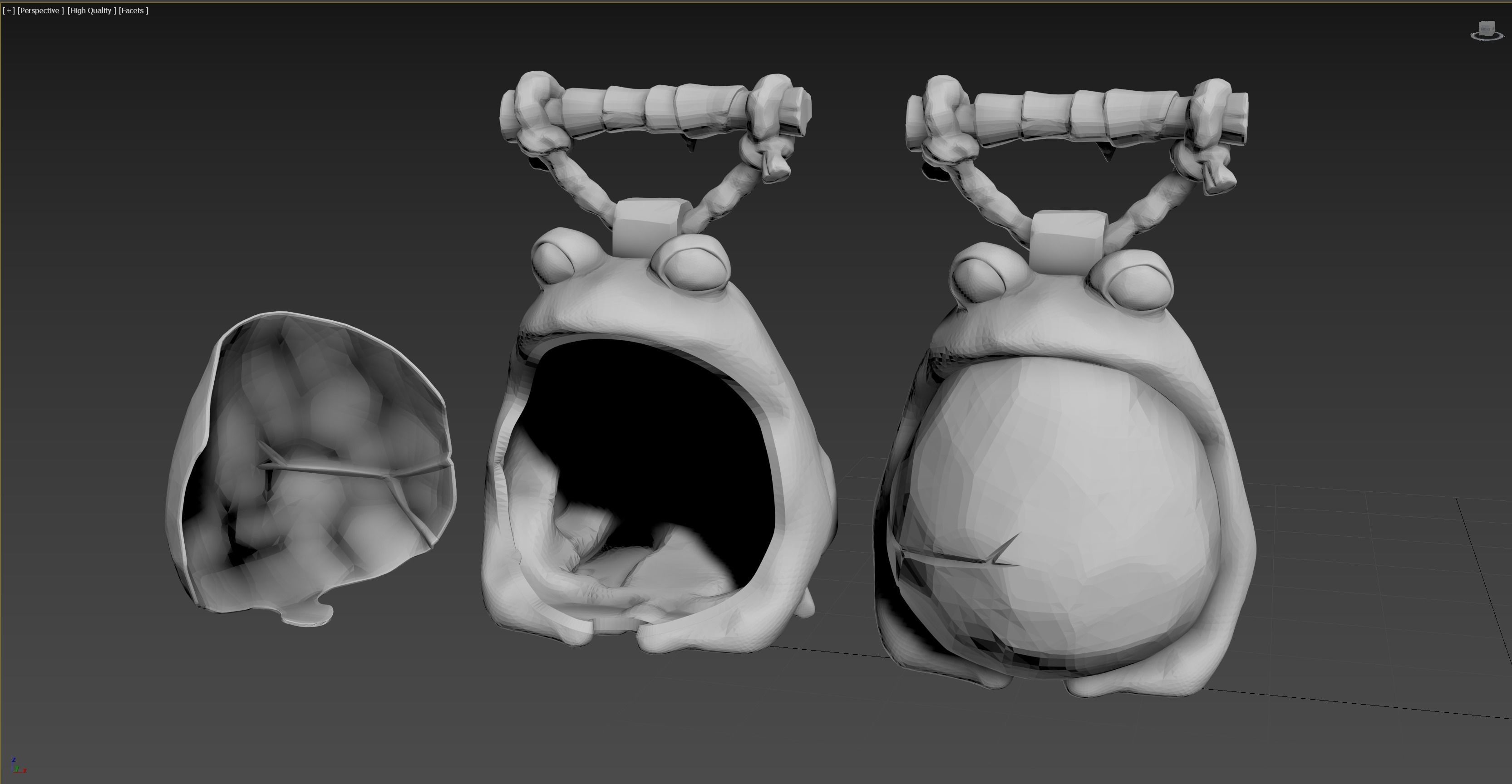 Sea of Thieves - Fog Piercing Frog Lantern 3D model_2