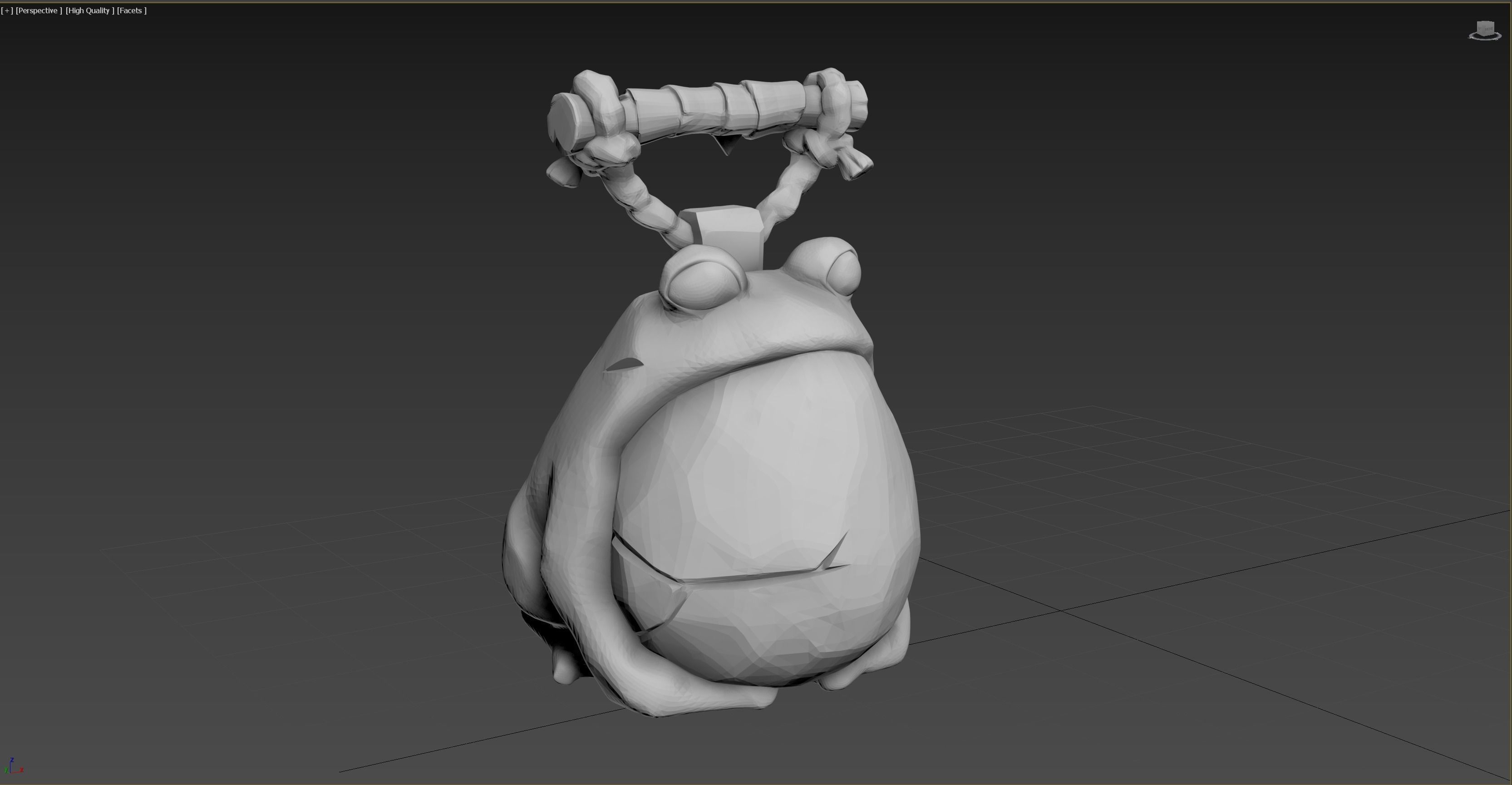 Sea of Thieves - Fog Piercing Frog Lantern 3D model_4
