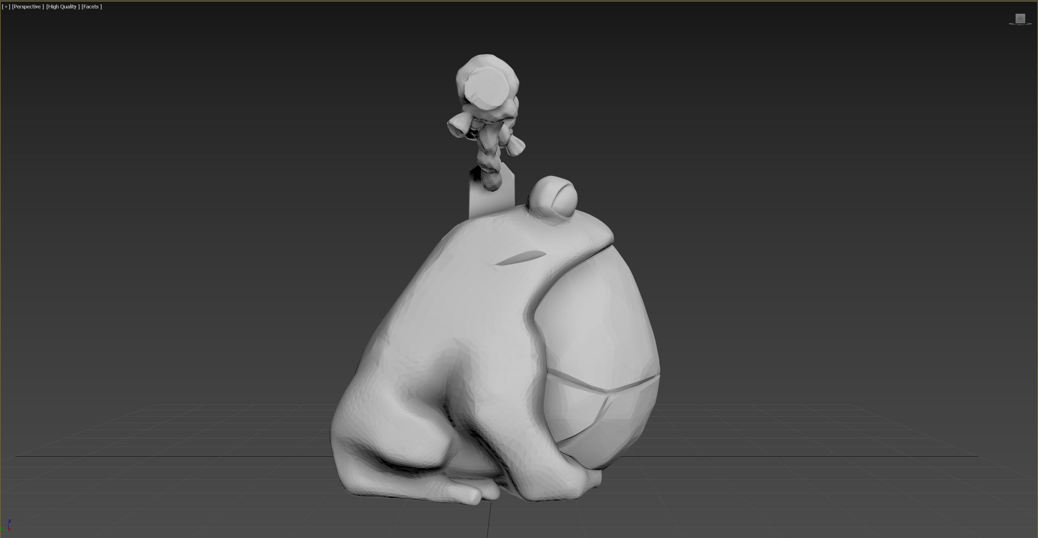 Sea of Thieves - Fog Piercing Frog Lantern 3D model_6