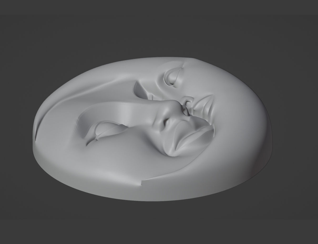 Sun and Moon 3D print model_3