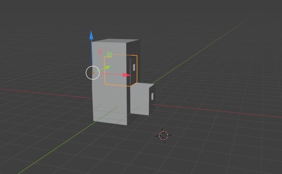 Cabinet  Free low-poly 3D model_2