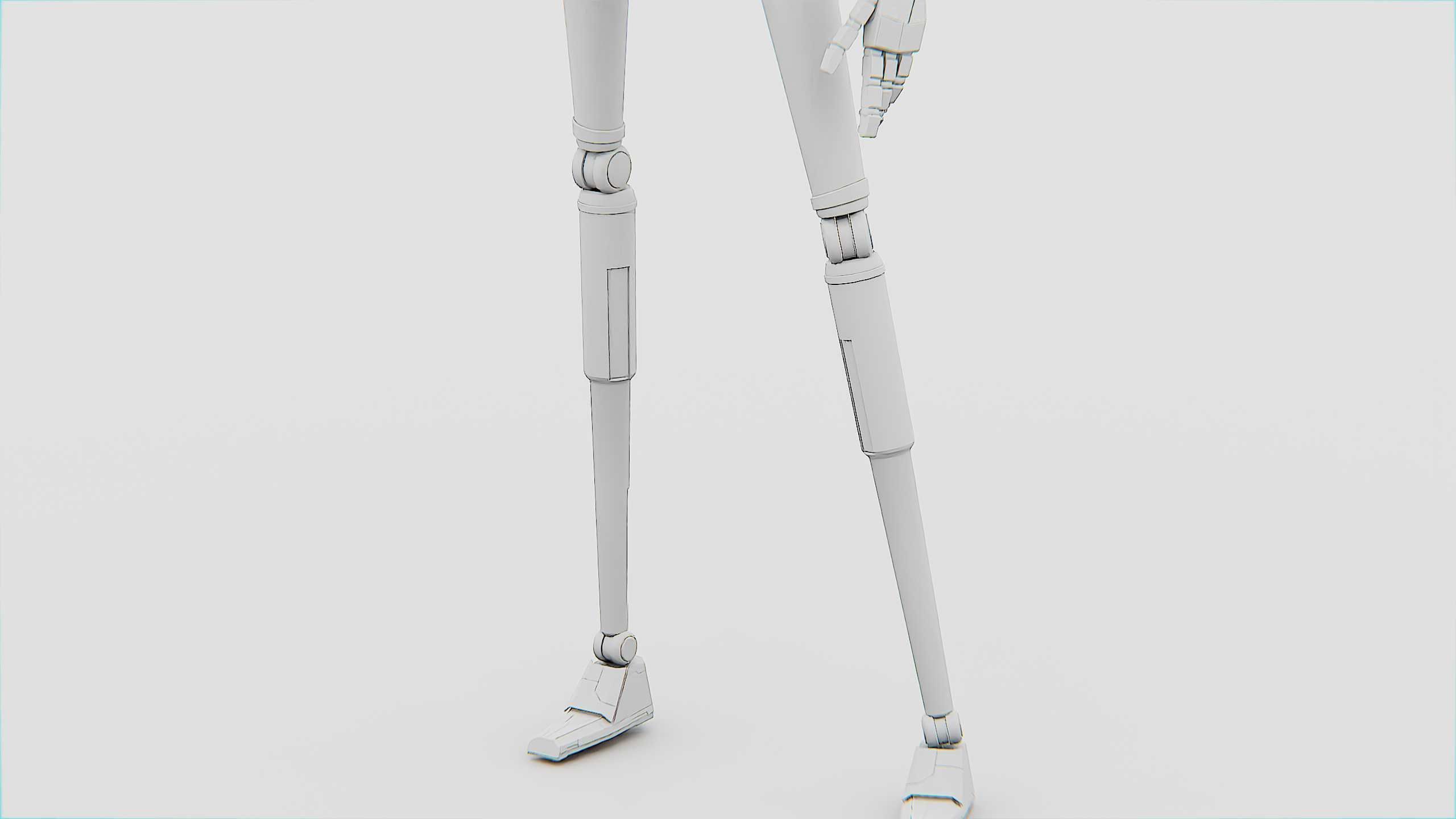 IMPERIAL DROID  Rigged for Unreal Engine - Unity - MIXAMO  3D model_35