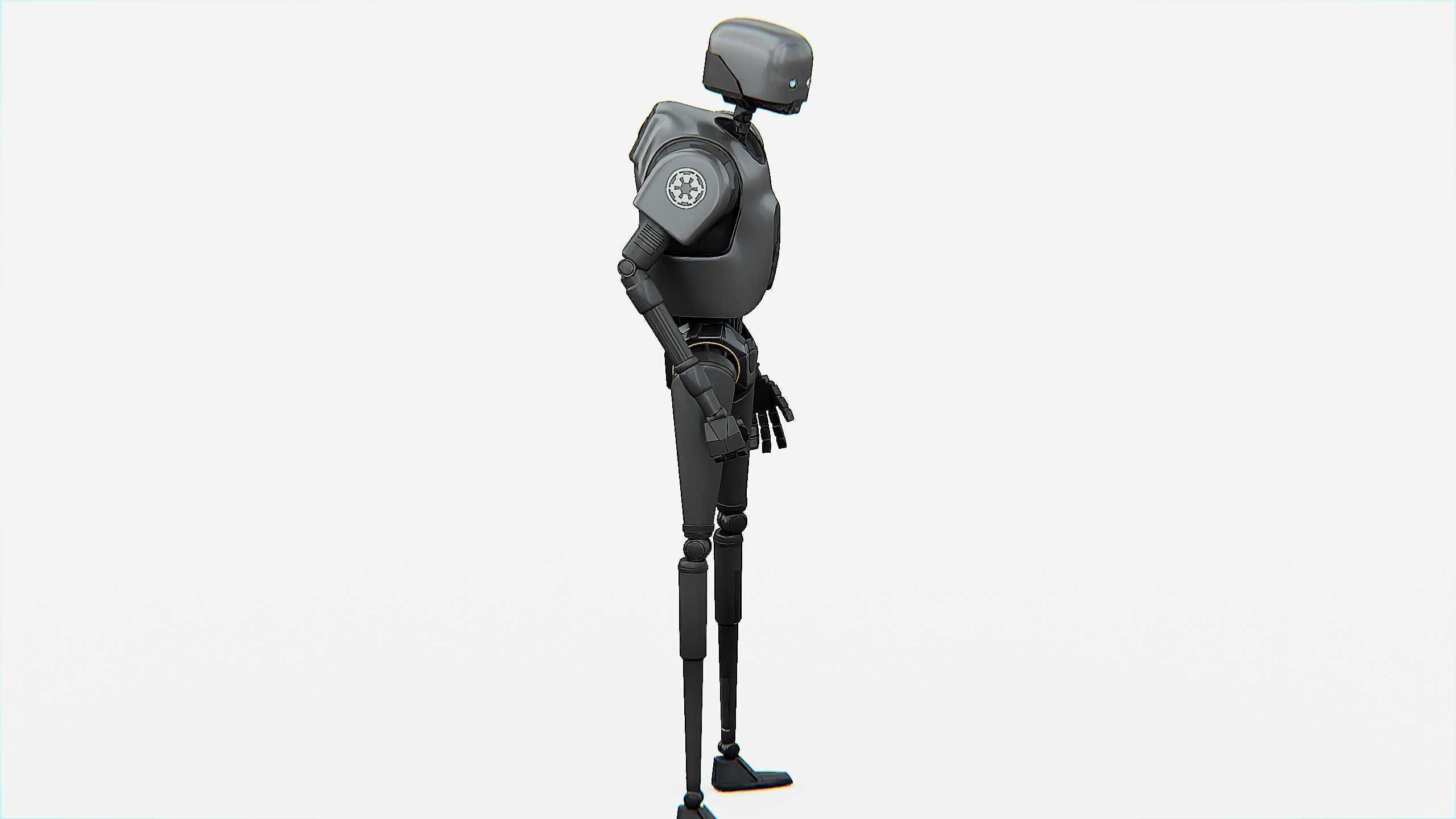 IMPERIAL DROID  Rigged for Unreal Engine - Unity - MIXAMO  3D model_14