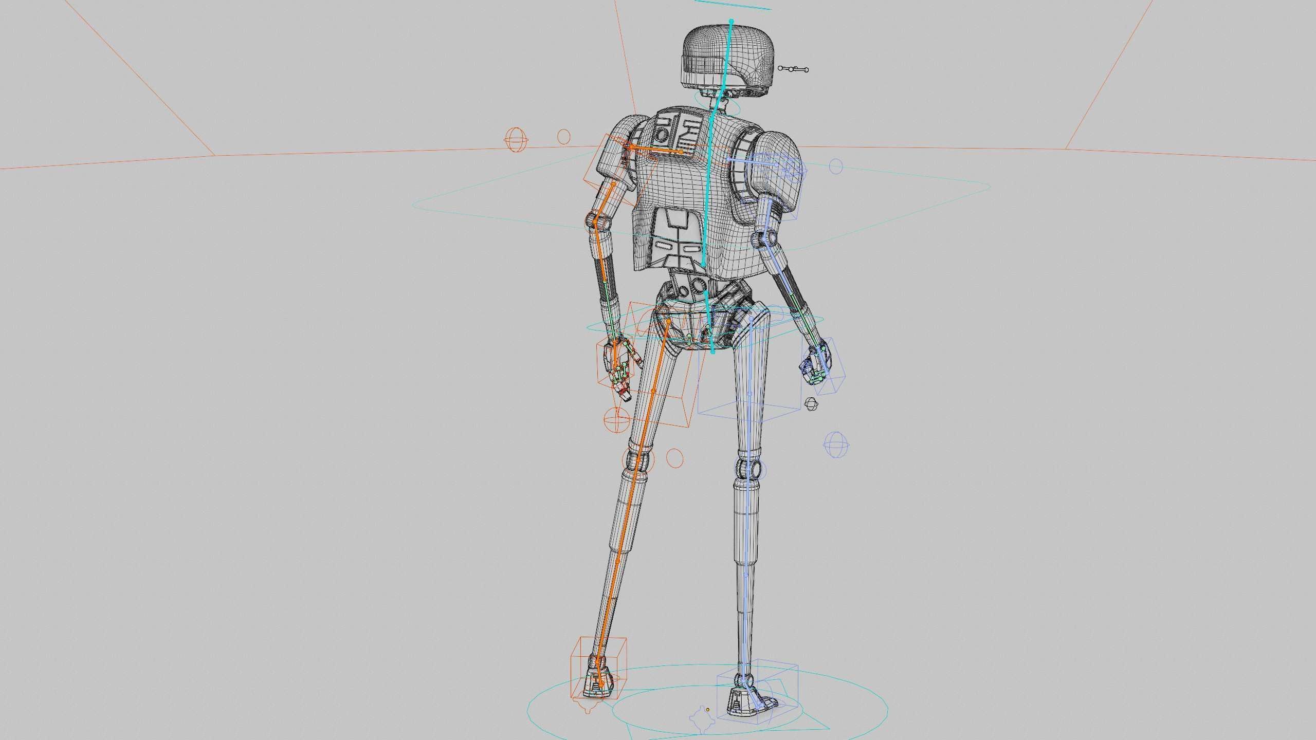 IMPERIAL DROID  Rigged for Unreal Engine - Unity - MIXAMO  3D model_41
