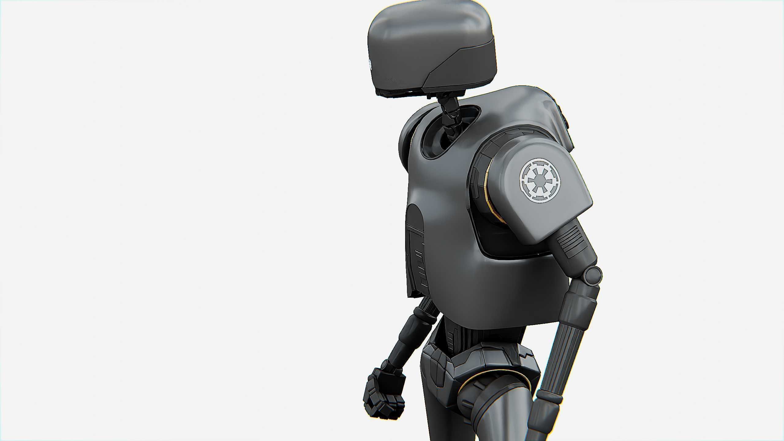 IMPERIAL DROID  Rigged for Unreal Engine - Unity - MIXAMO  3D model_20