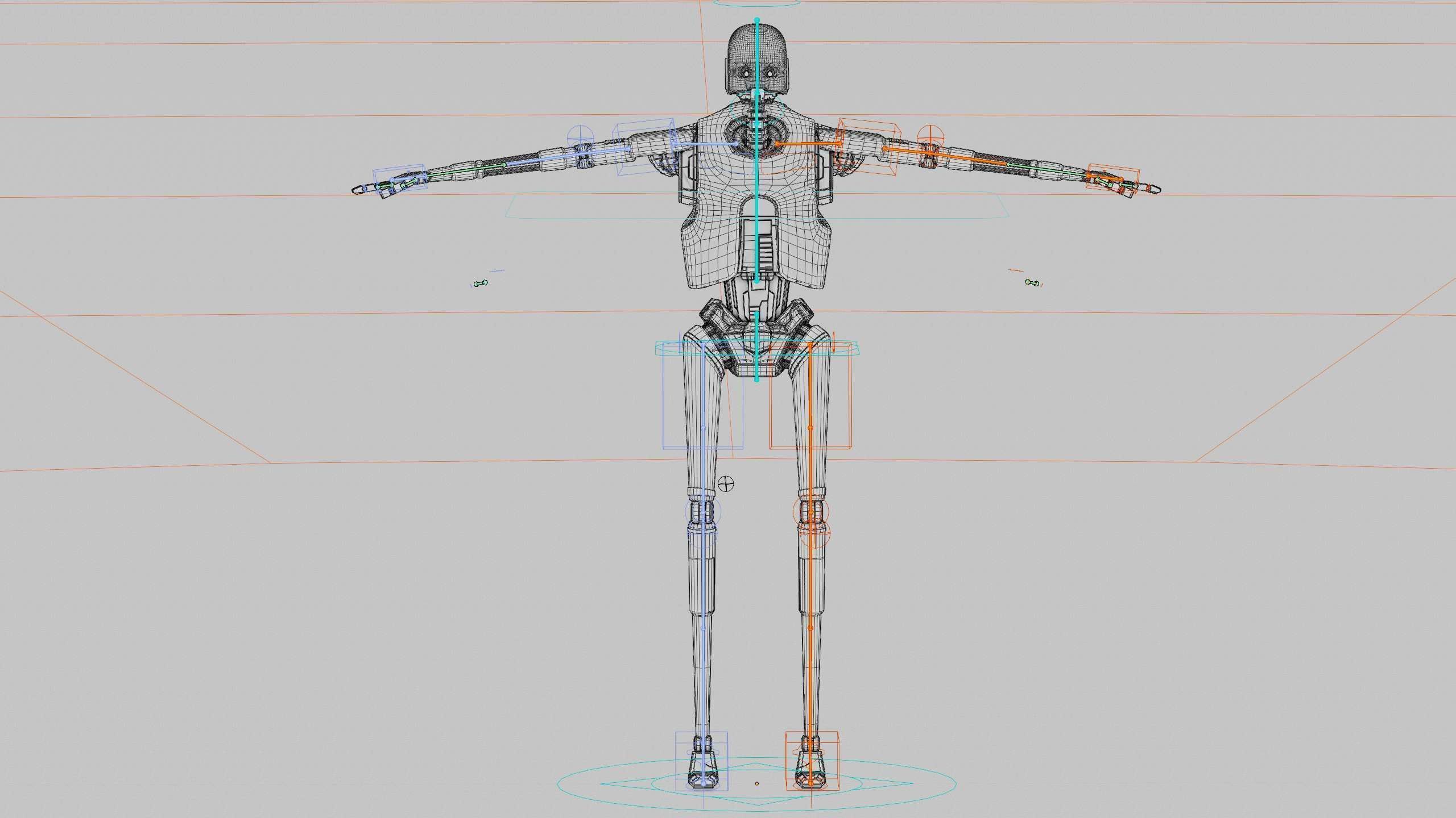 IMPERIAL DROID  Rigged for Unreal Engine - Unity - MIXAMO  3D model_42