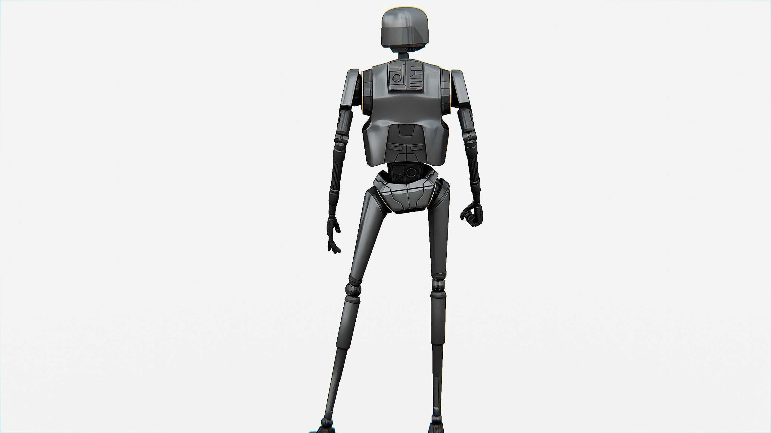 IMPERIAL DROID  Rigged for Unreal Engine - Unity - MIXAMO  3D model_10