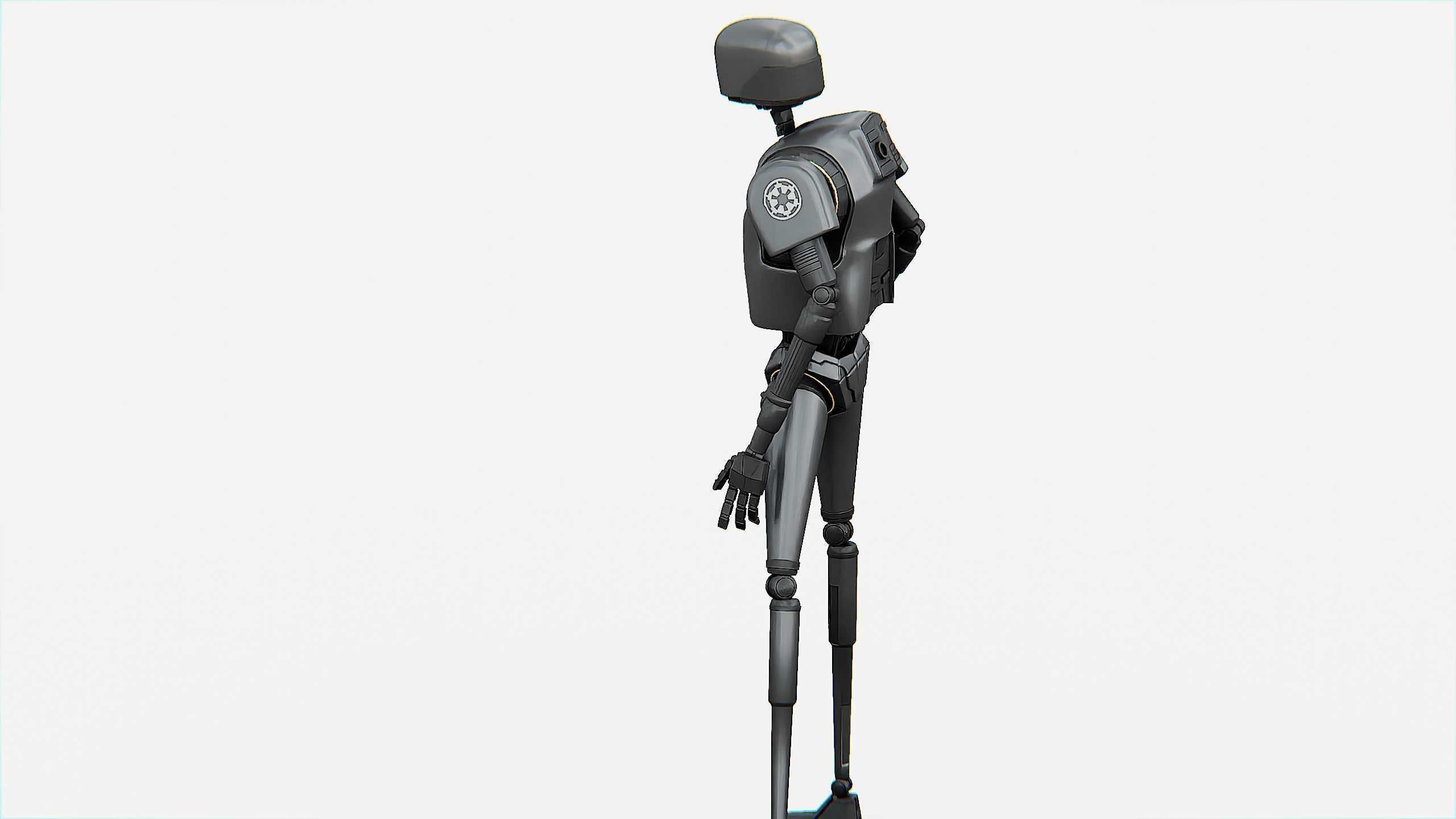 IMPERIAL DROID  Rigged for Unreal Engine - Unity - MIXAMO  3D model_6