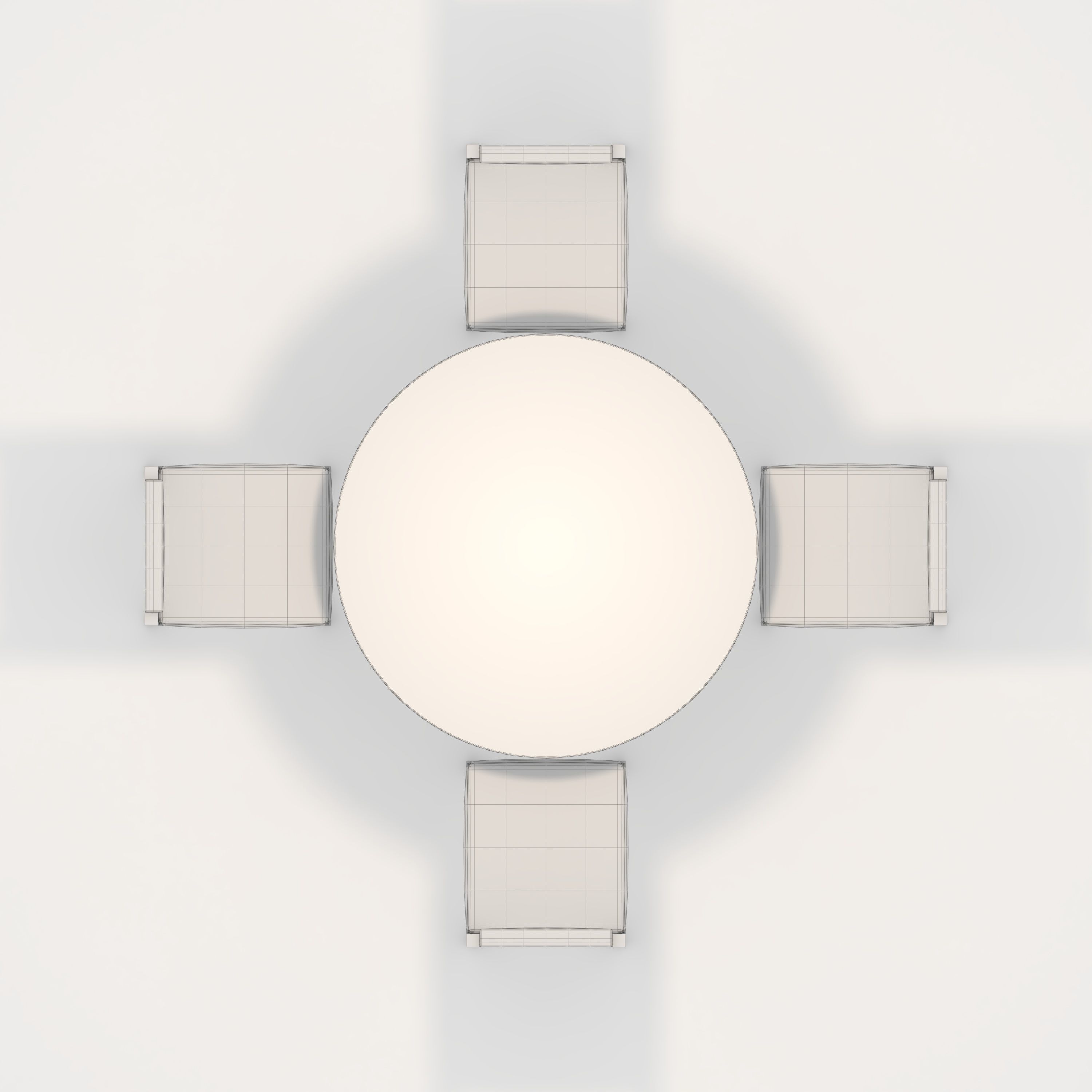 Bar Table And Chair 7 3D model_9