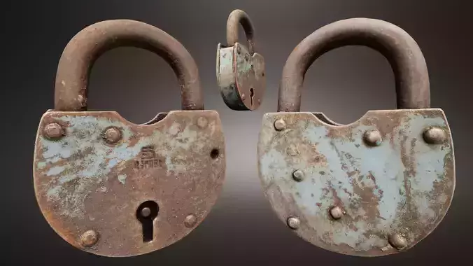Old metal Lock