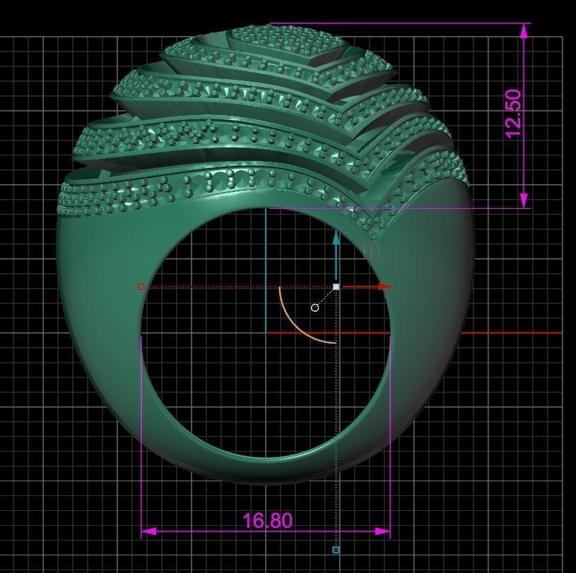Heart Ring 3D print model_6