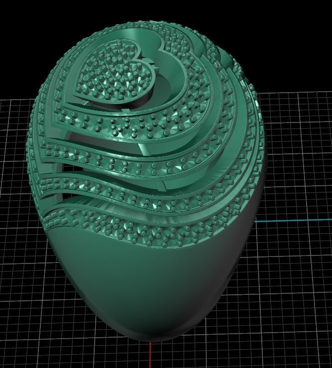 Heart Ring 3D print model_8