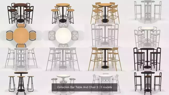 Collection Bar Table And Chair 3
