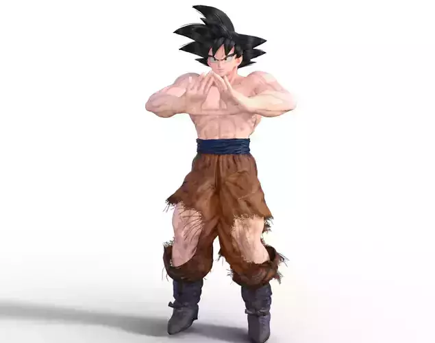 DRAGON BALL GOKU DOING KIKOHO