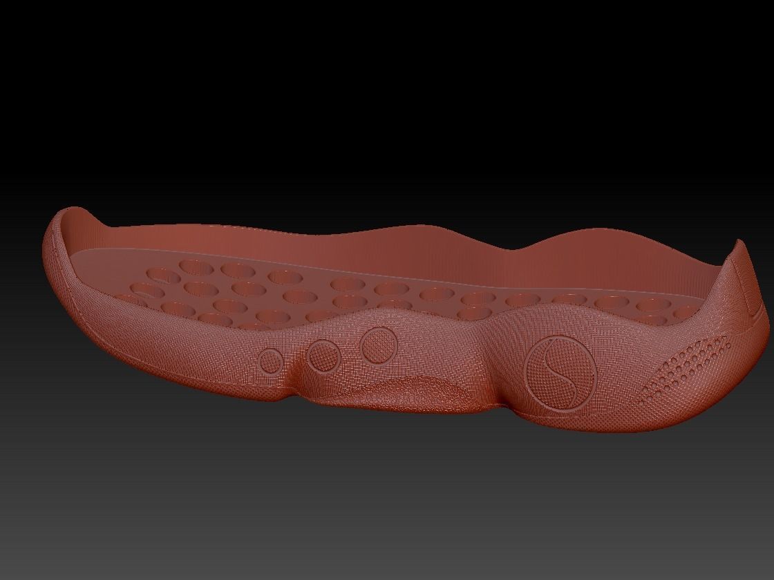 sole shoes 3D print model_3