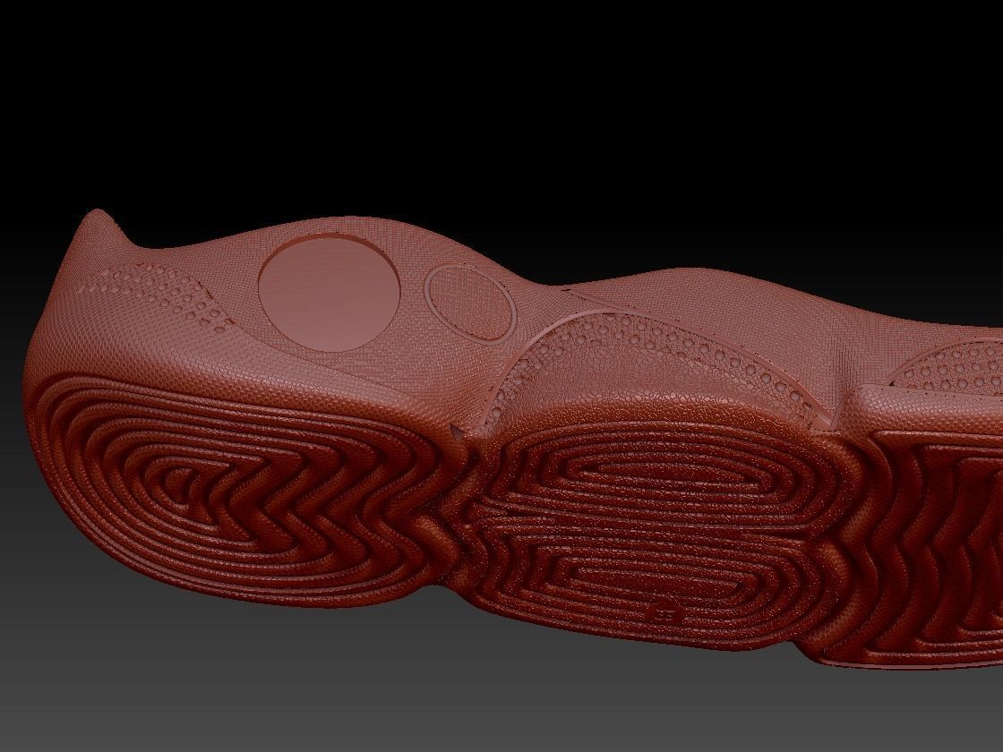 sole shoes 3D print model_2