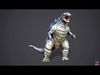 Godzilla Cartoon Low-poly 3D model_1