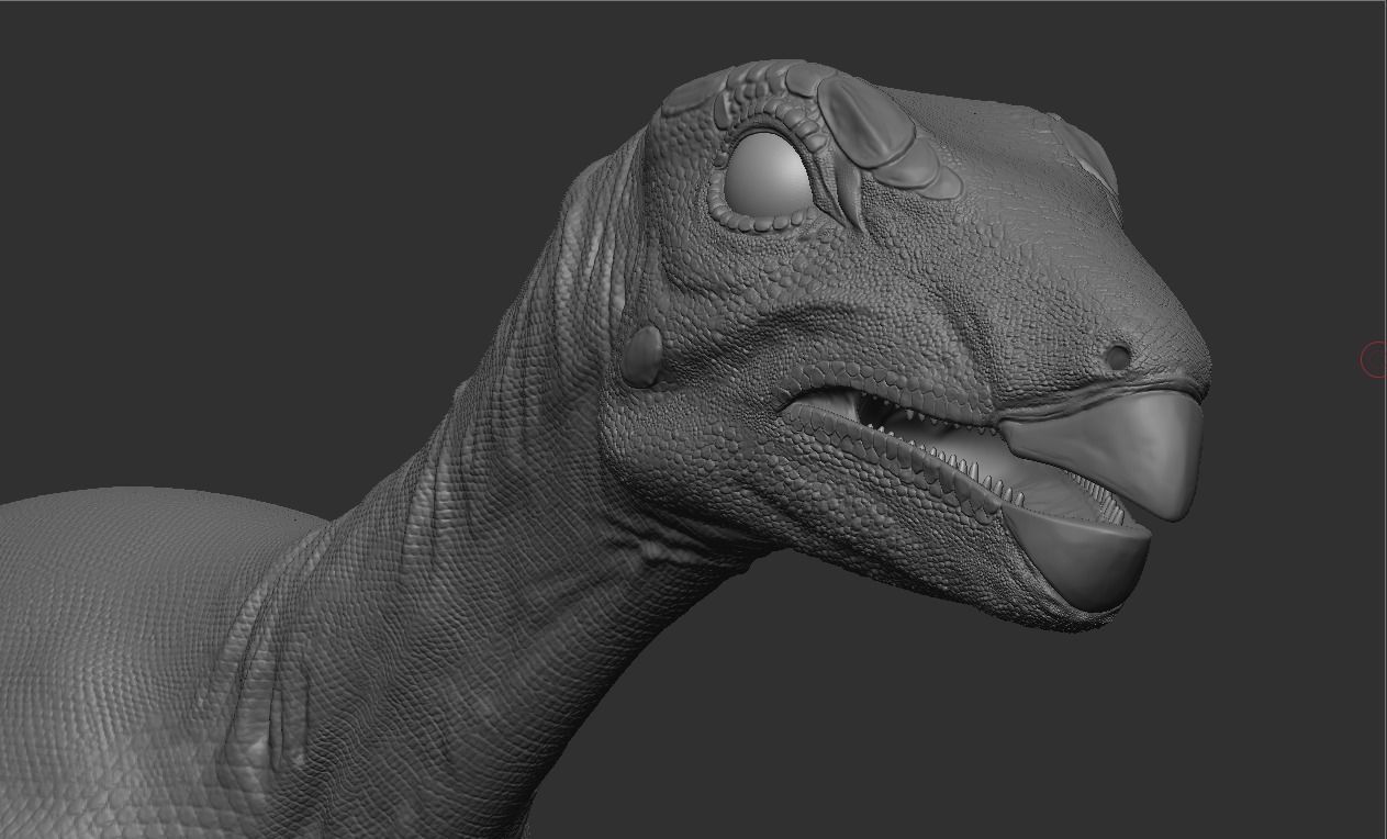 PisanosaurusNo hair Free low-poly 3D model_15