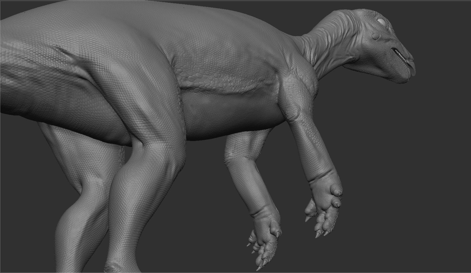 PisanosaurusNo hair Free low-poly 3D model_14