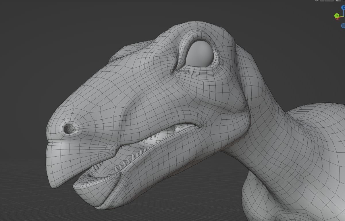 PisanosaurusNo hair Free low-poly 3D model_16