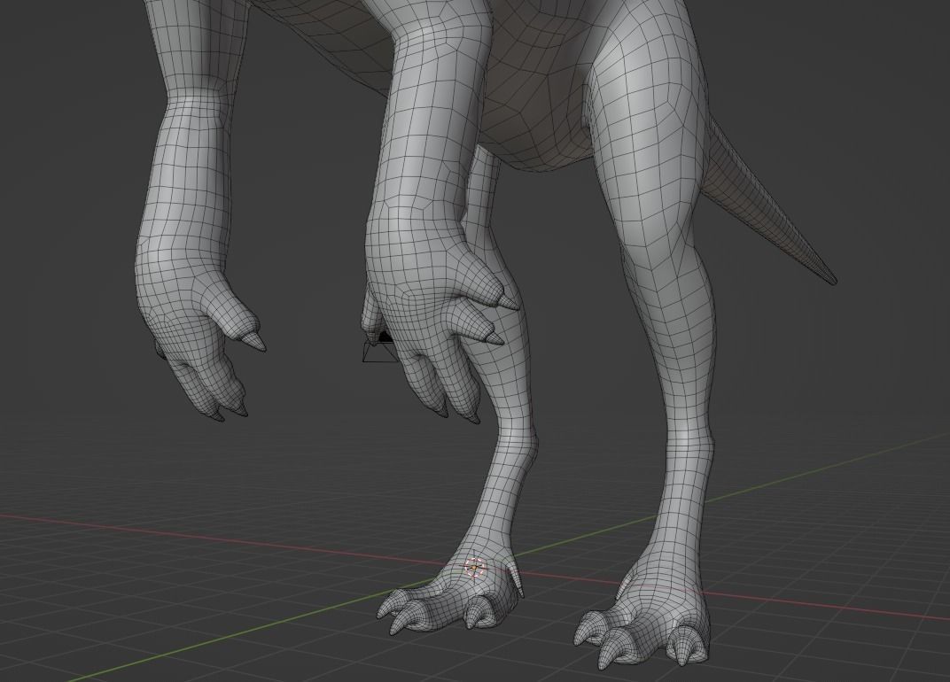 PisanosaurusNo hair Free low-poly 3D model_9