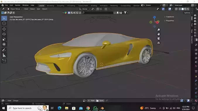 Car 3D Models for Blender - new sport car collection 2024