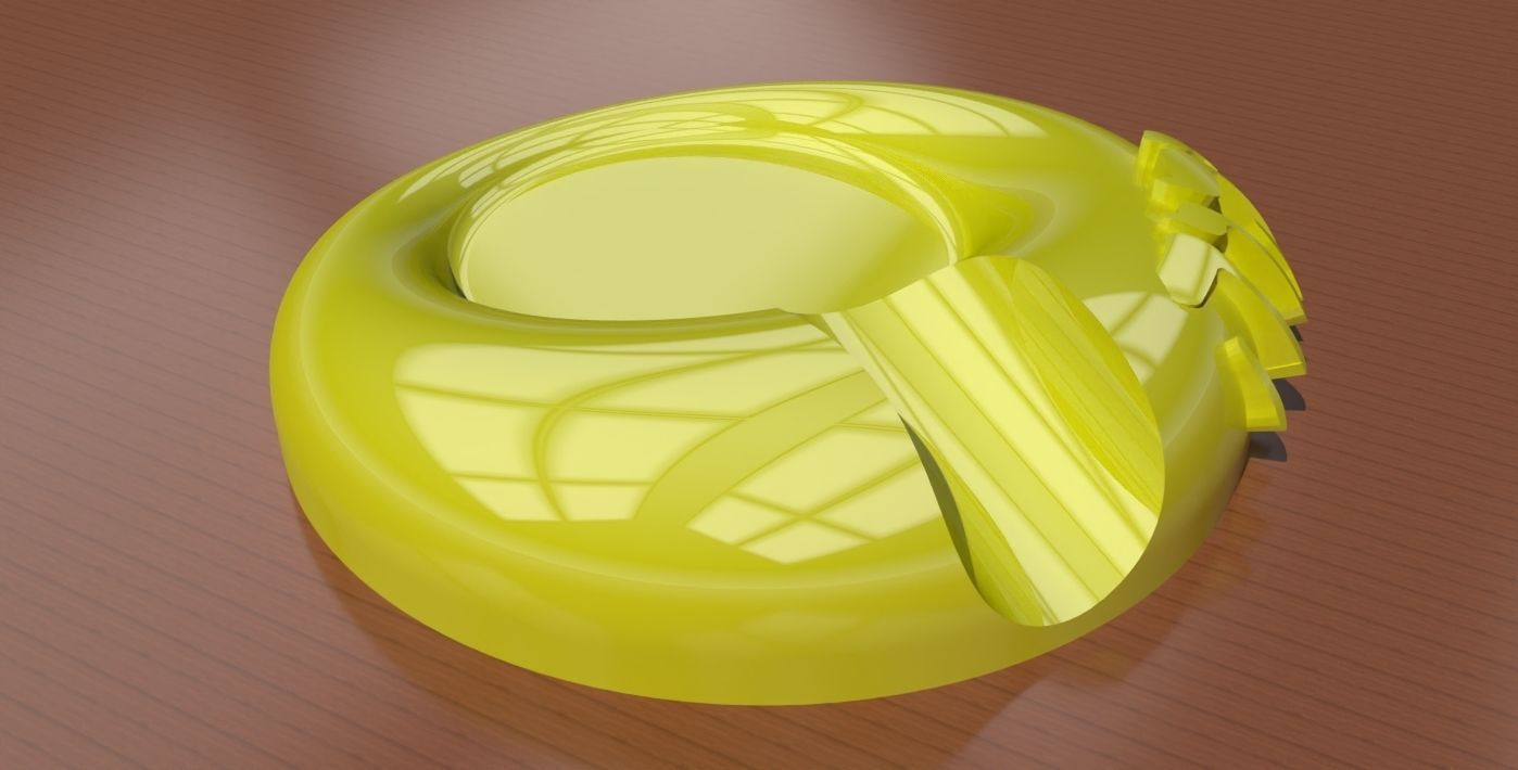 A YHVH themed teaspoon and used tea bag holder 3D print model_4