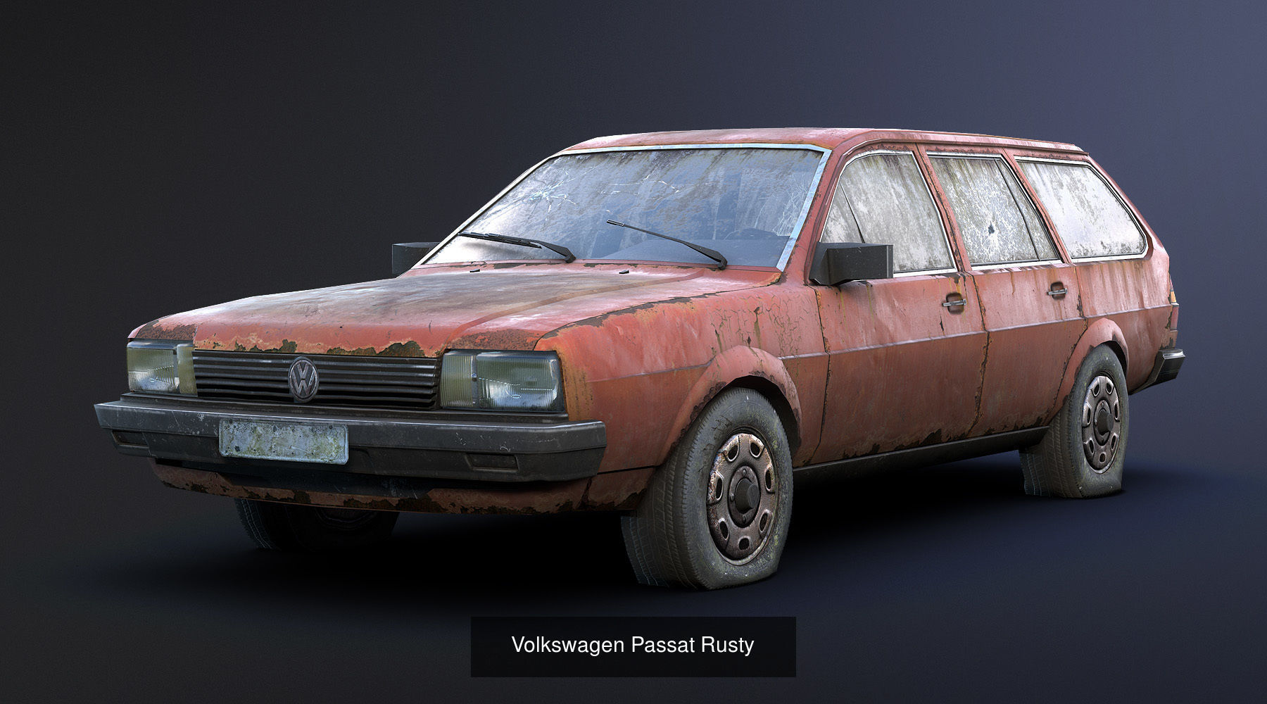 Old Rusted Retro Cars Collection _6