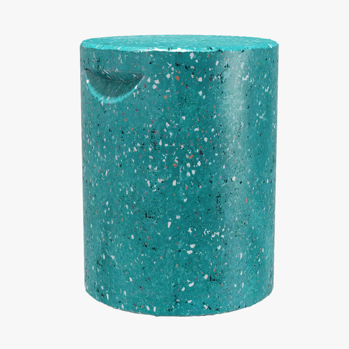 Ebern designs aurora terrazzo garden stool 3D model_1