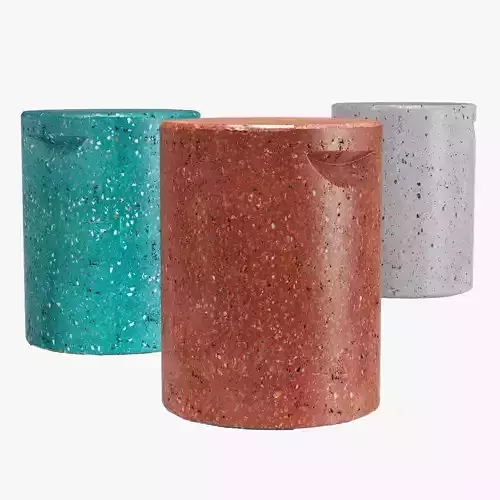 Ebern designs aurora terrazzo garden stool