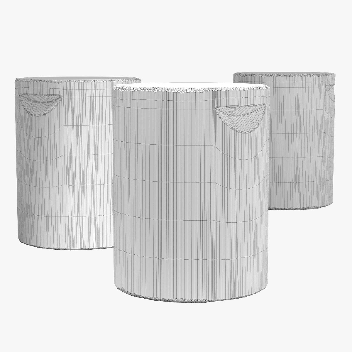 Ebern designs aurora terrazzo garden stool 3D model_4