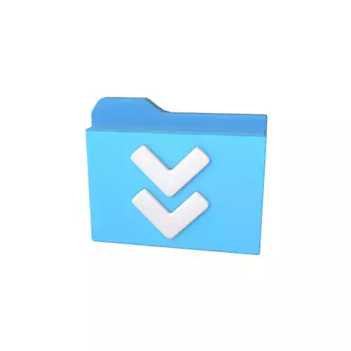 Folder Download Icon v1 002