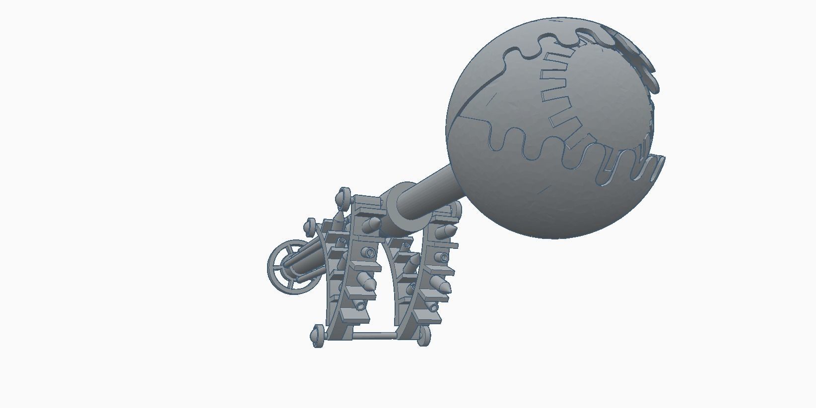 STAR WARS Jabba the Hutt GATEKEEPER Door Guard Droid STL FILES 3D model_5