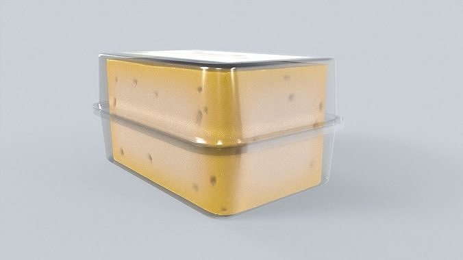 Pecorino Sardo Cheese Low-poly 3D model 6