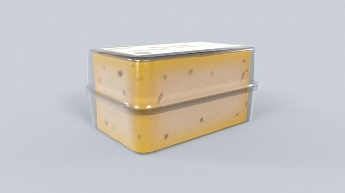 Pecorino Sardo Cheese Low-poly 3D model 4
