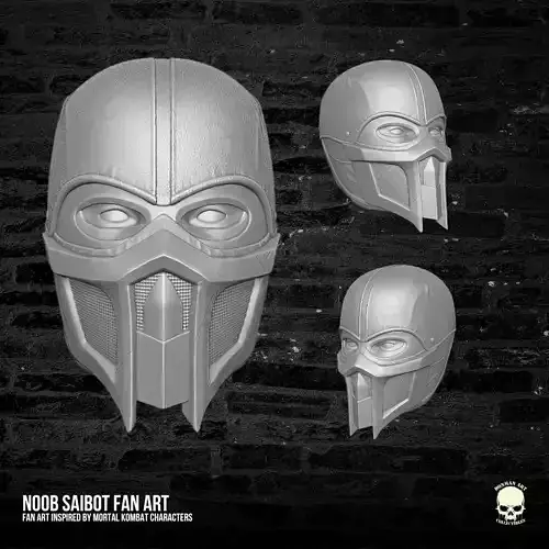 Noob Saibot MK Fan Art 3D printable File For Action Figures