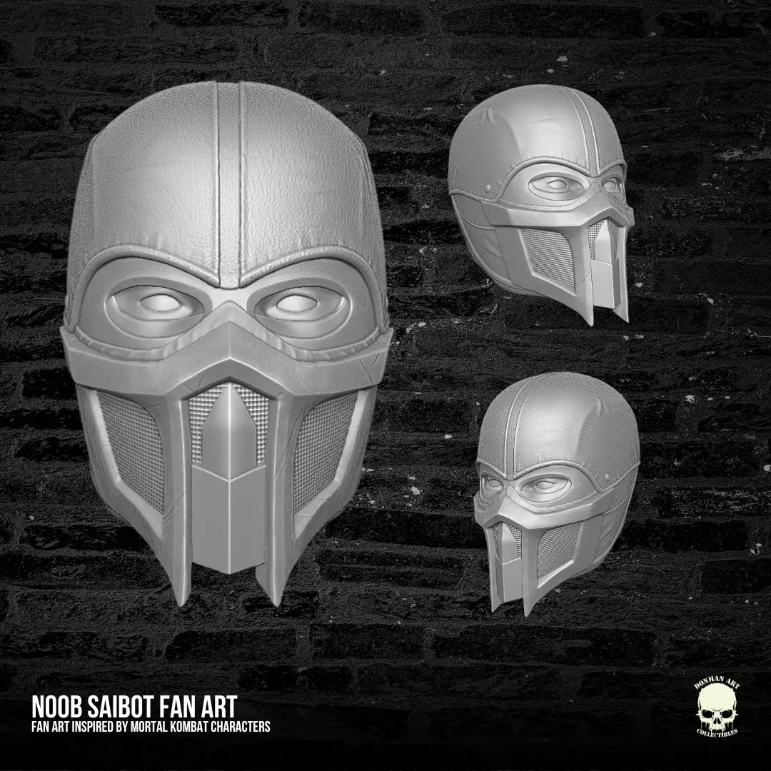 Noob Saibot MK Fan Art 3D printable File For Action Figures 3D print model_0
