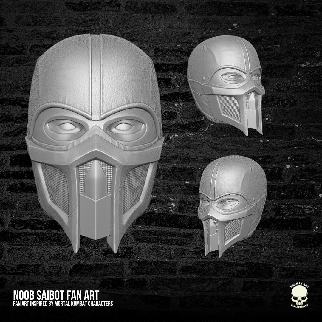 Noob Saibot MK Fan Art 3D printable File For Action Figures 3D print model_6