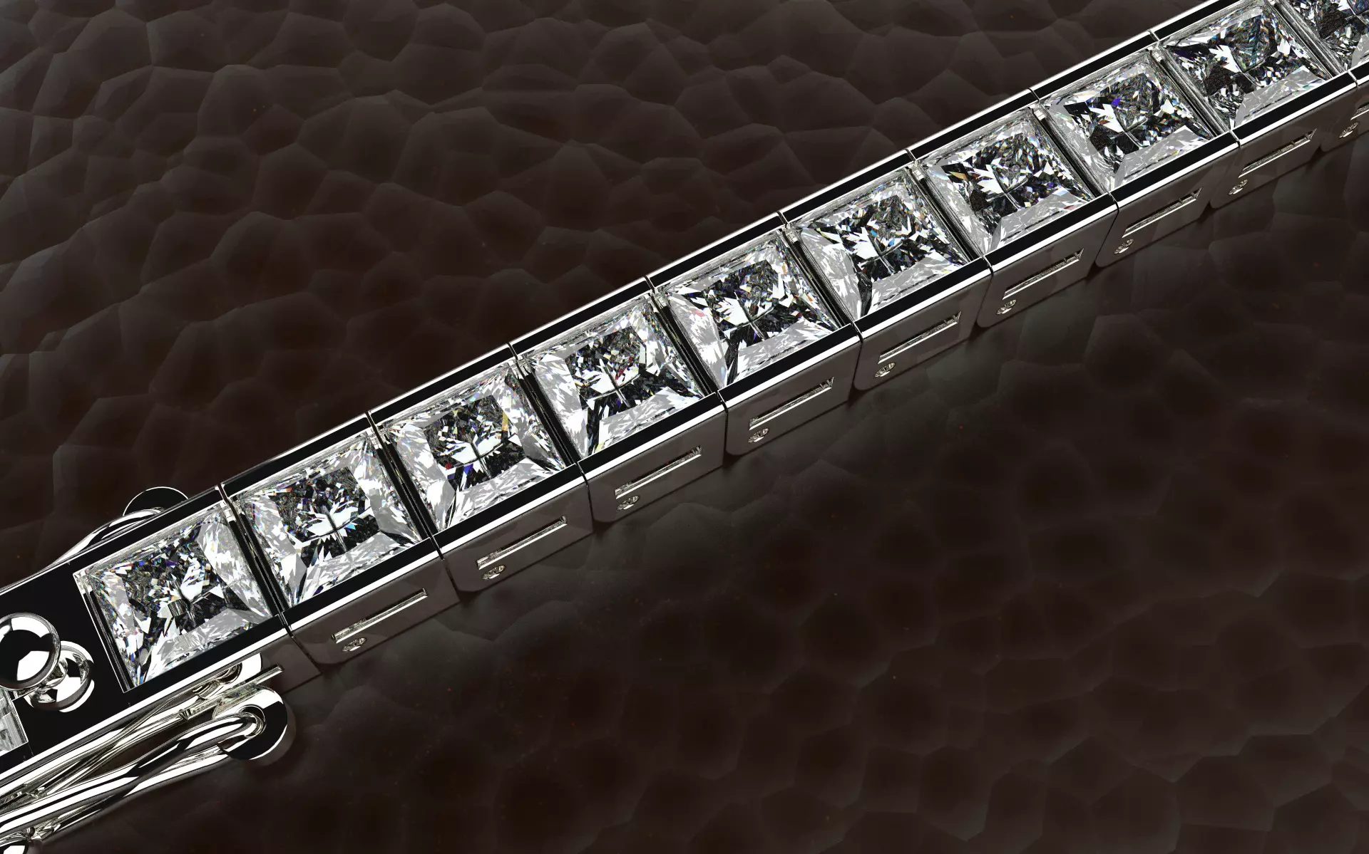 Tennis bracelet 3D print model