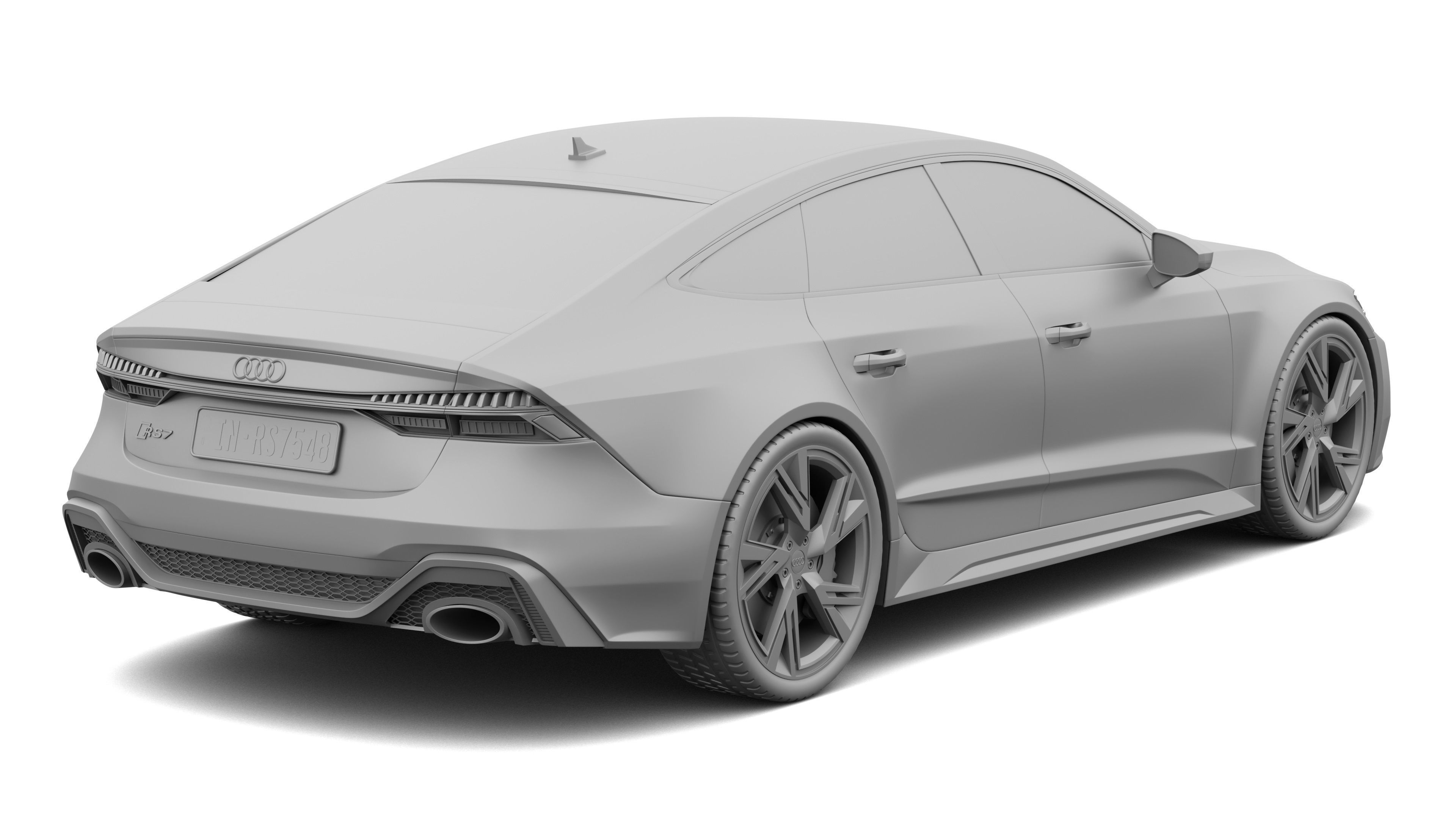 Audi RS7 3D model_12