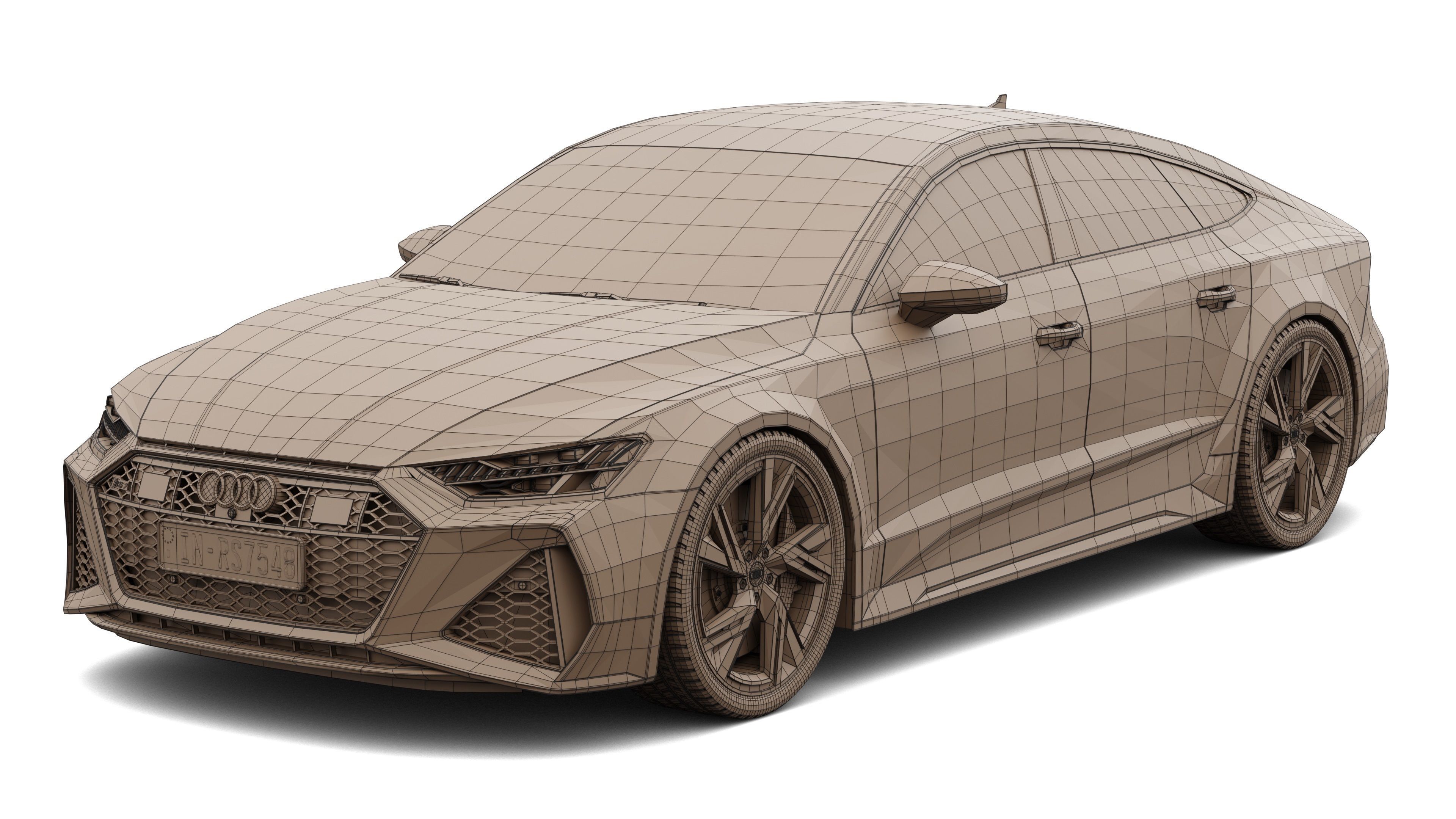Audi RS7 3D model_13