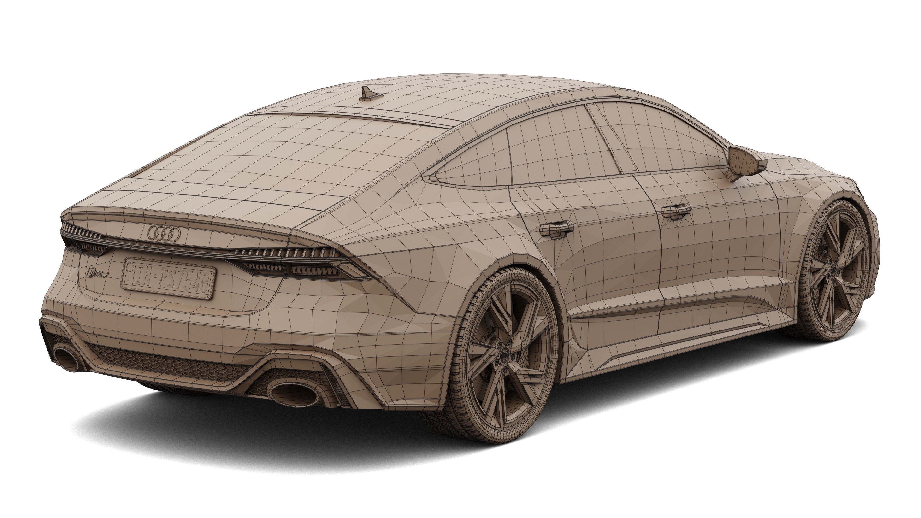 Audi RS7 3D model_14
