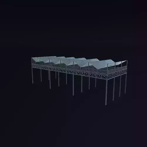 Car Parking Structure 3D model