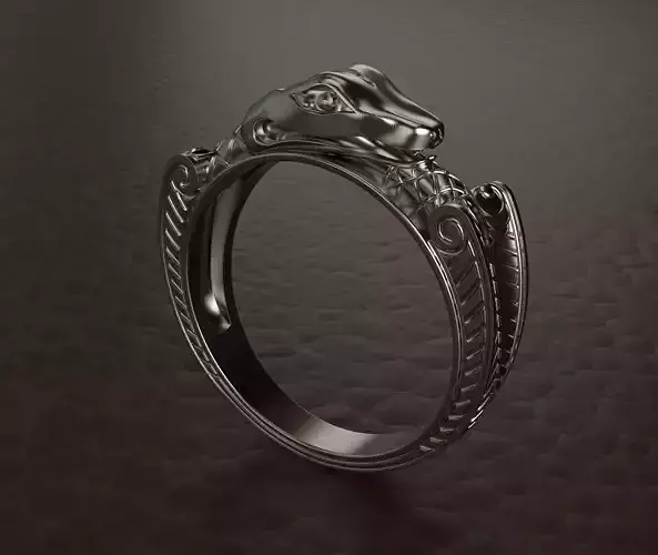 Snake man ring mod023