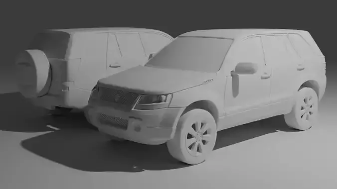 Suzuki Grand Vitara 2010 Low-poly 3D model