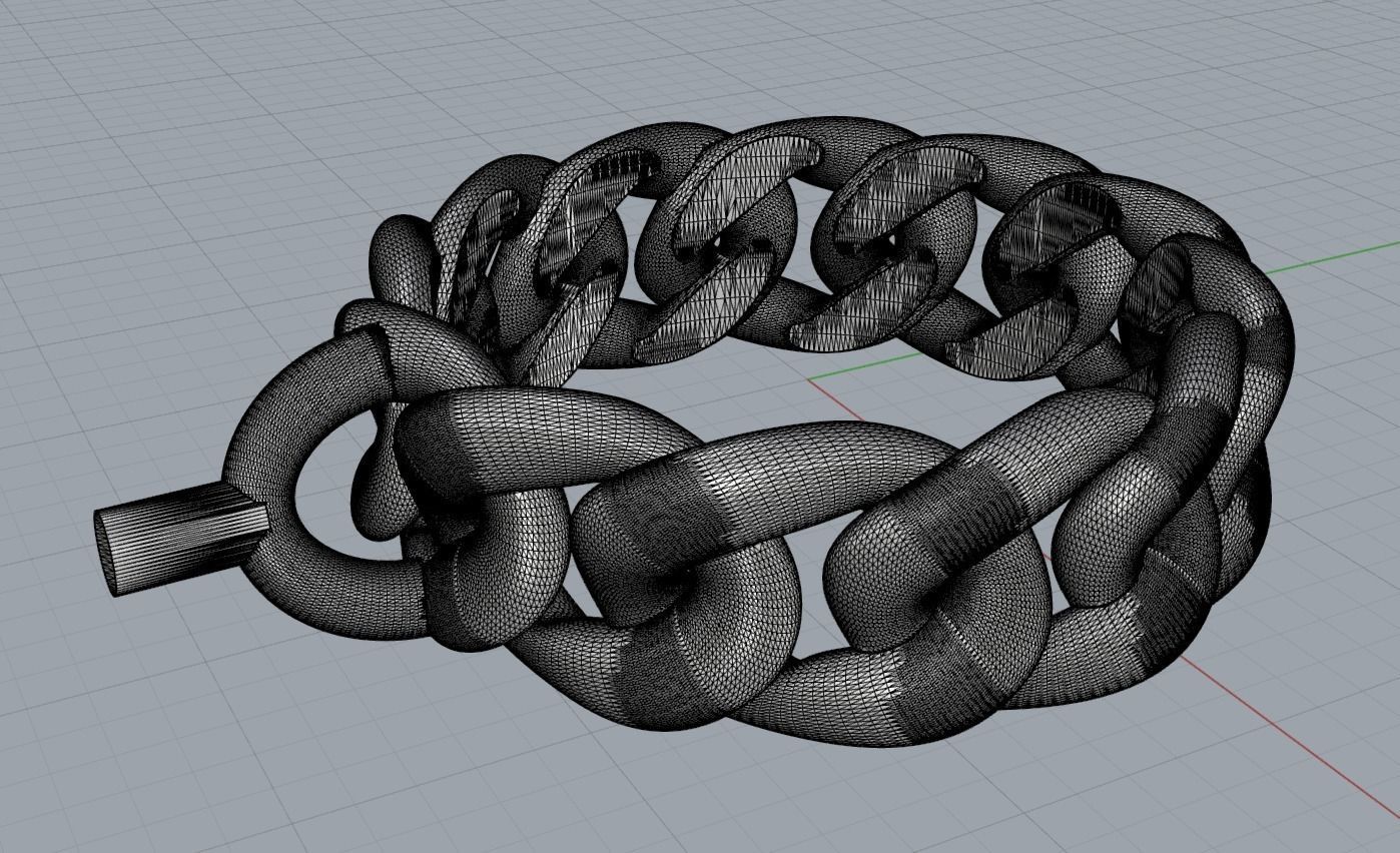 Cuban Ring  3D print model_7