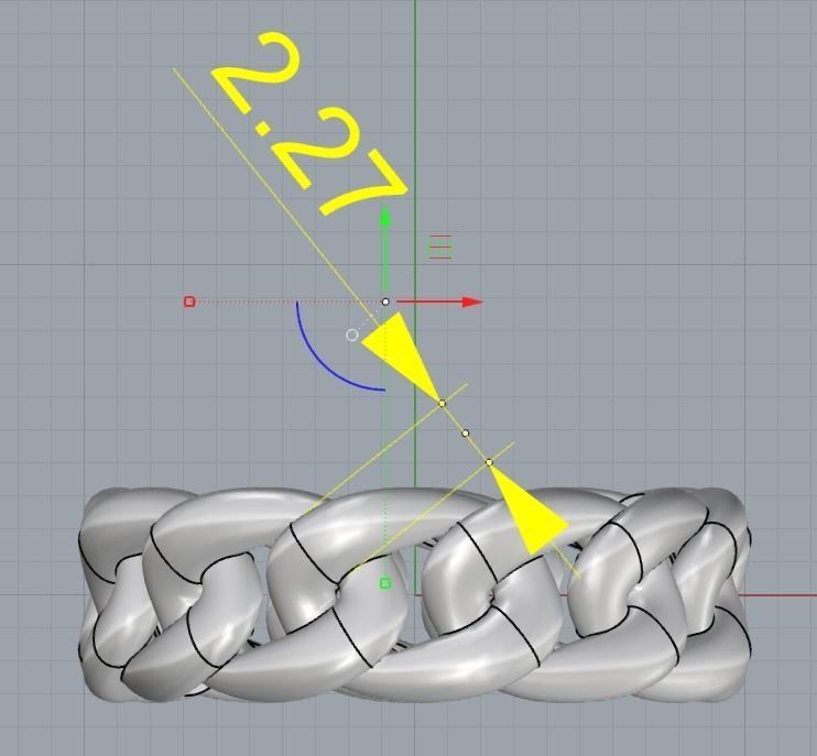 Cuban Ring  3D print model_4