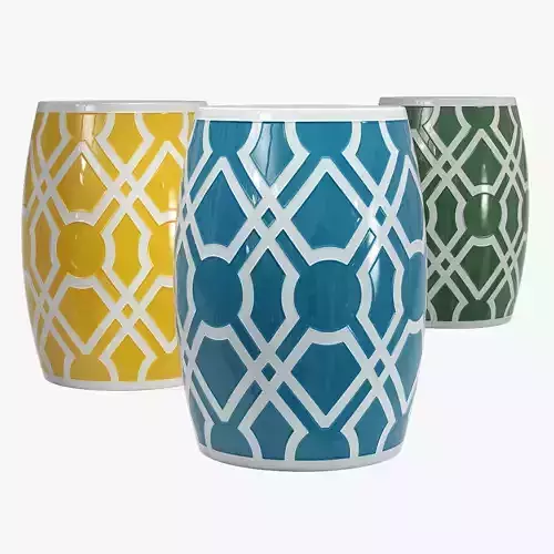 Emissary home lbyrinth garden stool